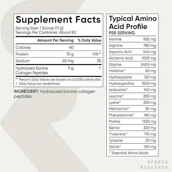 Sports Research Péptidos De Colágeno 2l