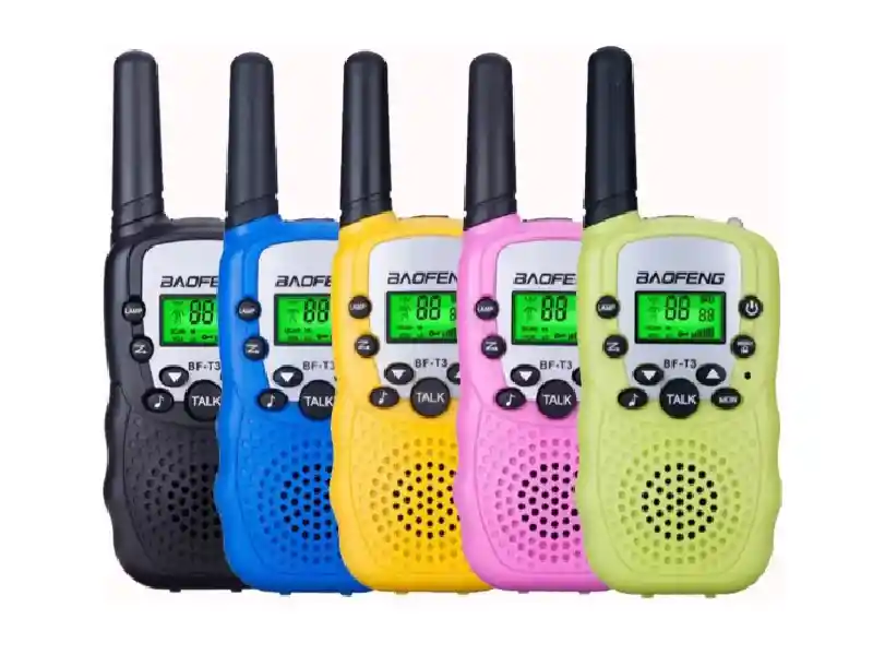 2 Radios Mini Walkie Talkies Bf T3