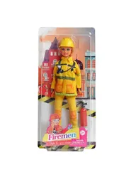Juguete Muñeca Tipo Barbie Defa Lucy Bombera + Extintor Ref8461