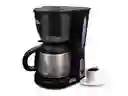 Cafetera Home Elements 10 Tazas Semi Automática Negra De Filtro 120v