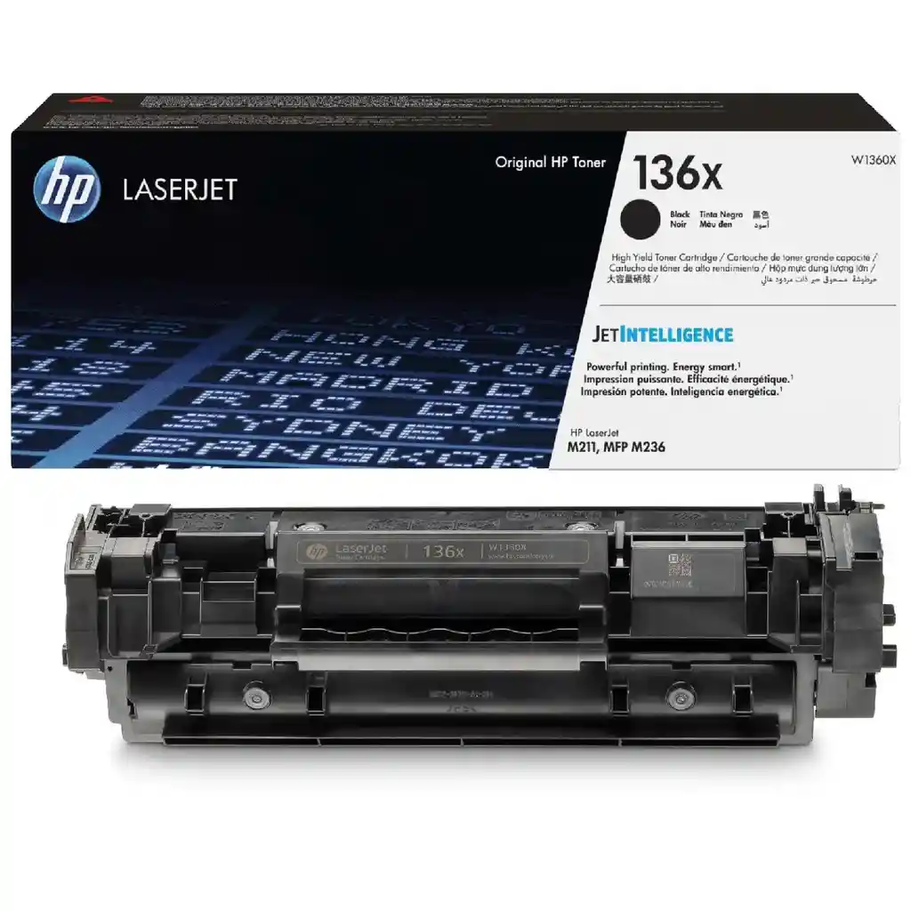 Cartucho De Tóner Hp 136x Negro Alto Rendimiento Laserjet Original