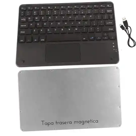 Teclado Universal Magnético Con Touchpad Para Celular Pc 10¨