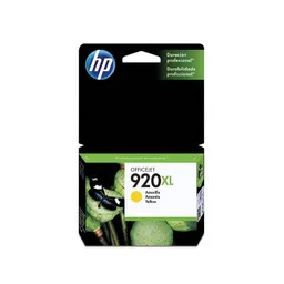 Cartucho De Tinta Hp 920xl Amarillo Original Cd974al