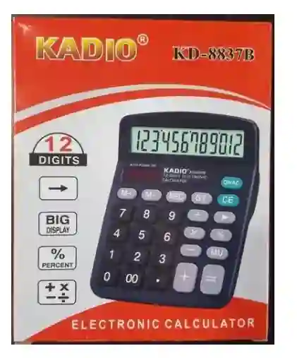 Calculadora Kadio Grande Kd-8837b 12 Digitos