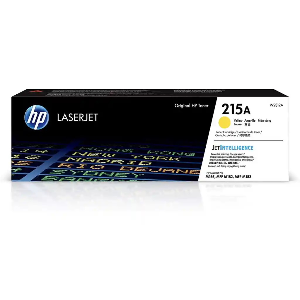 Cartucho De Toner Original Hp Laserjet 215a Amarillo W2312a