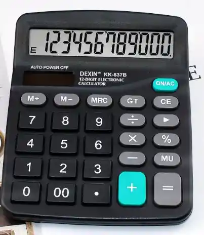 Calculadora Dexin Bst 12 Digitos Colores Surtidos Ref Dx-837b