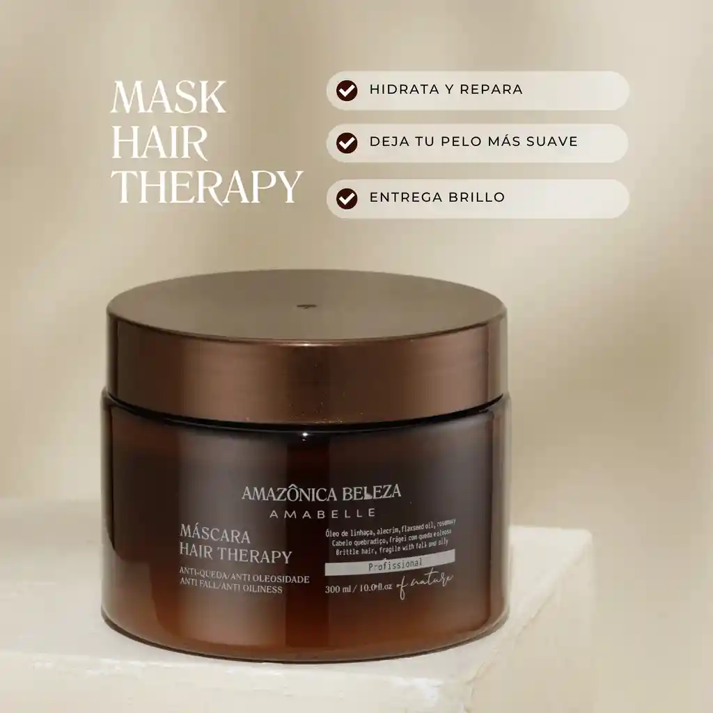 Mascarilla Hair Therapy, Nutrición