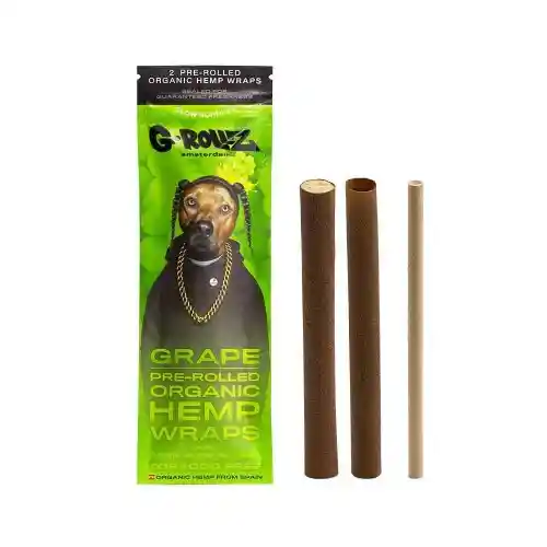 Blunt Organico X4 + 4 Filtros Maiz G-rolzz (grape)