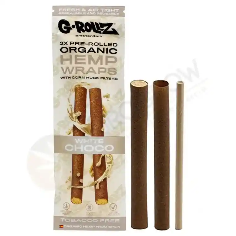 Blunt Organico X2 + 2 Filtros Maiz G-rolzz (choco White)