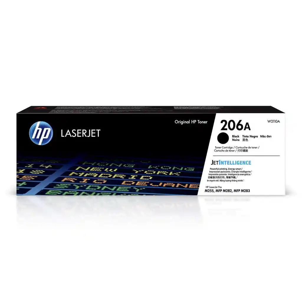 Cartucho De Toner Original Hp Laserjet 206a Negro W2110a