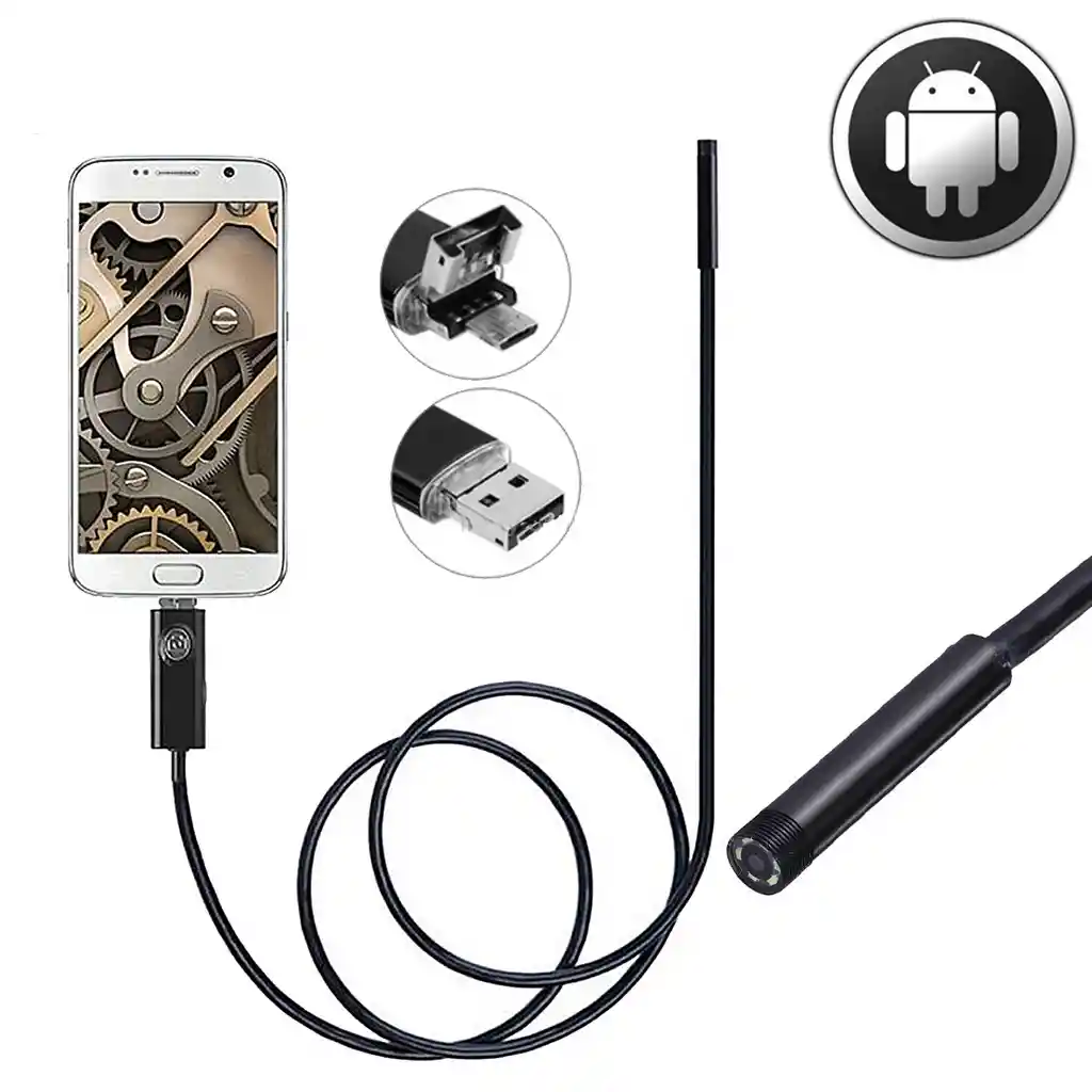 Camara Endoscopica 1mt Endoscopio Android Boroscopio Celular