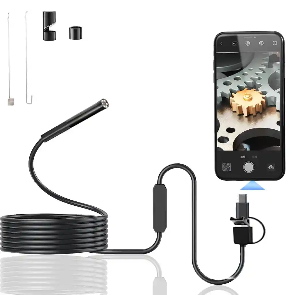 Camara Endoscopica 1mt Endoscopio Android Boroscopio Celular
