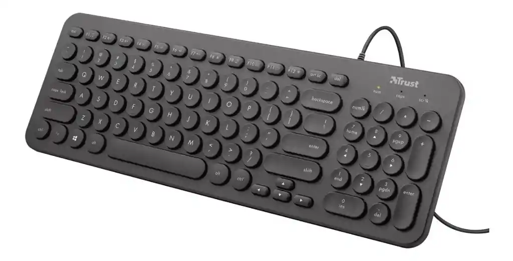 Teclado Gamer Teclas Redondas Rbg Negro Jg 666