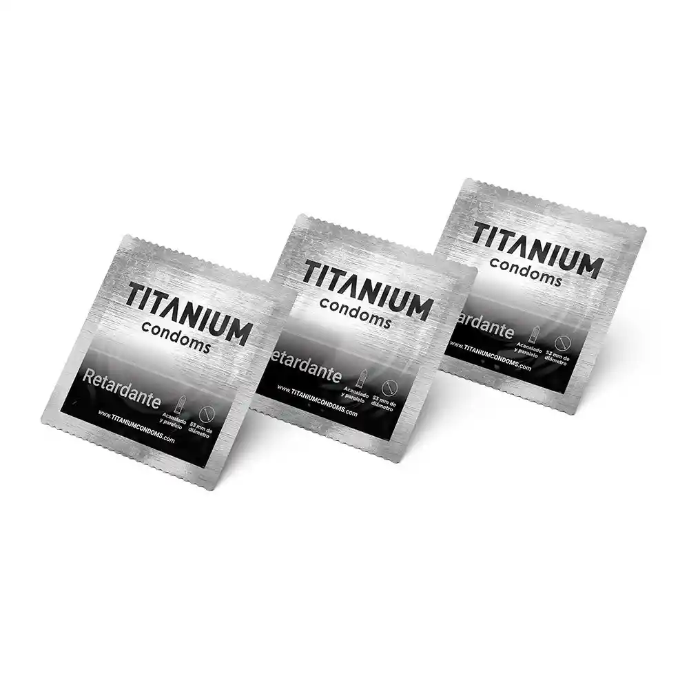 Condones Titanium Retardante X 3