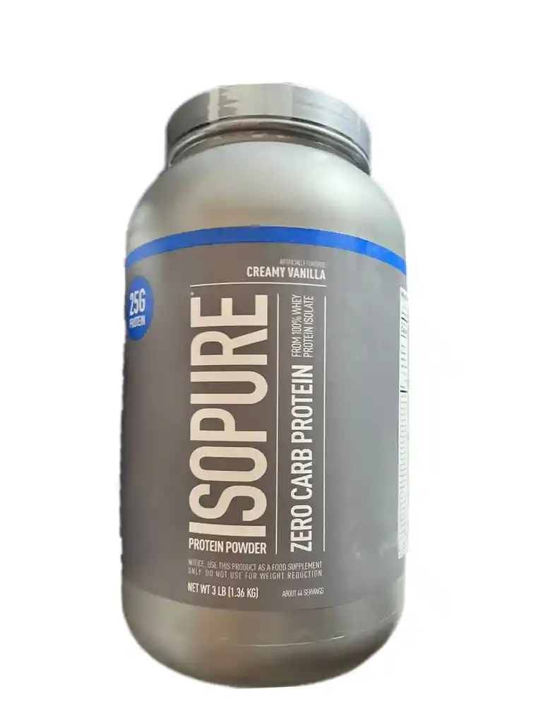 Isopure Zero Carb 3lbs Natures Best Sabor Vainilla