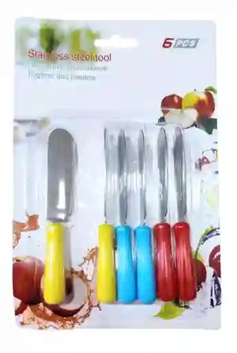 Pala Palitas X6 Cuchillo Espátula Para Untar Mantequilla