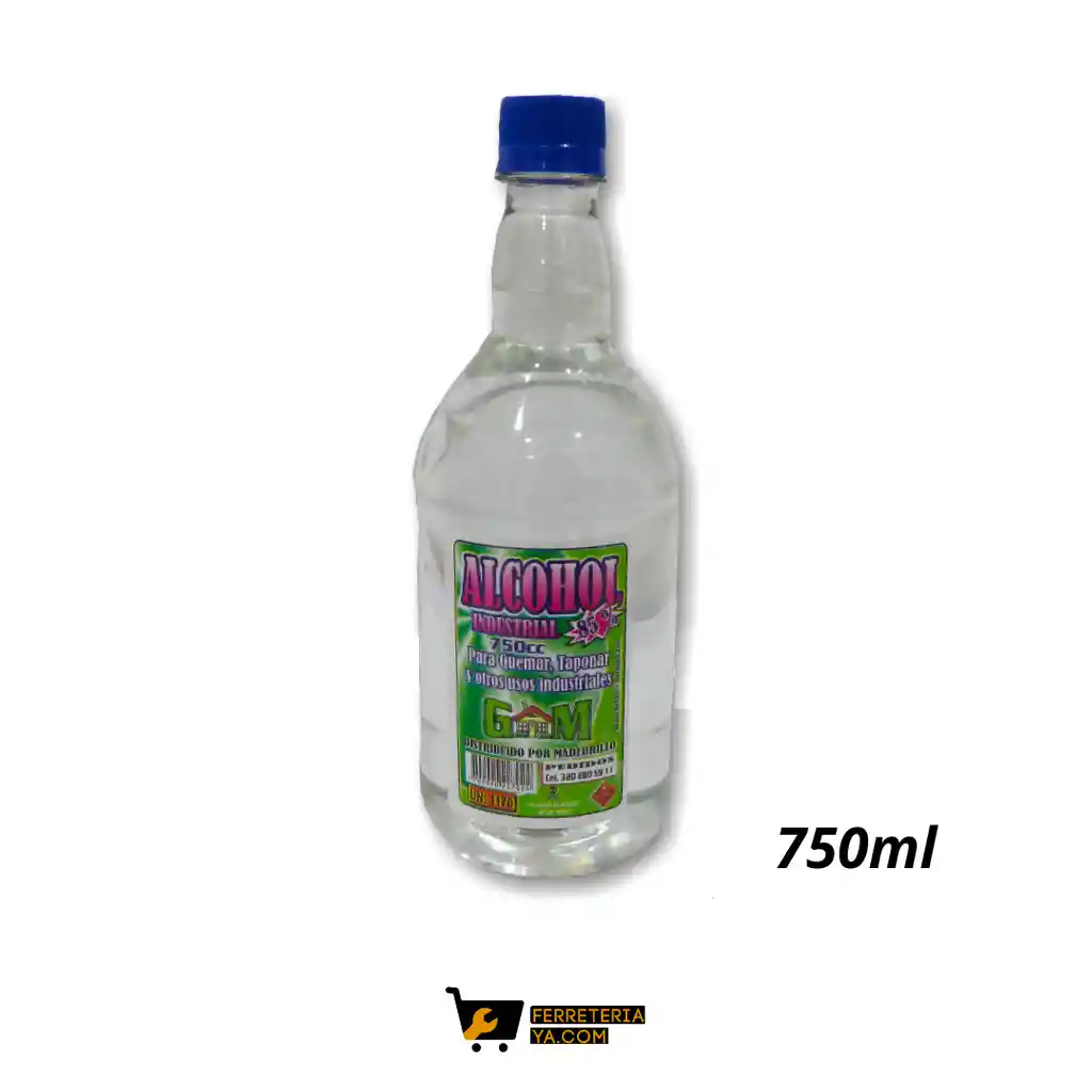 Alcohol Industrial Botella