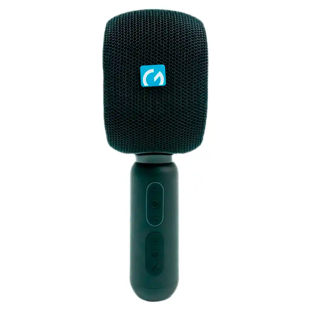 Micrófono Parlante Karaoke Portátil Conexión Bluetooth Igoma Negro Km-12