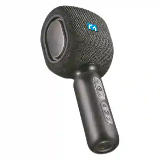 Micrófono Parlante Karaoke Portátil Conexión Bluetooth Igoma Negro Km-12