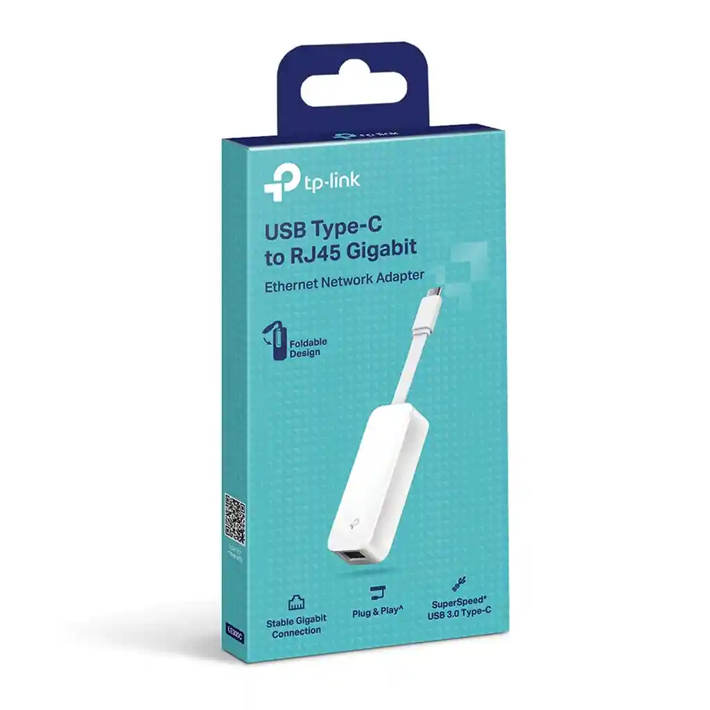 Adaptador De Red Tp-link Usb Type-c A Rj45 Gigabit Ethernet