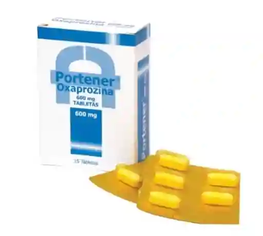 Portener Oxaprozina 600 Mg X 15 Tabletas