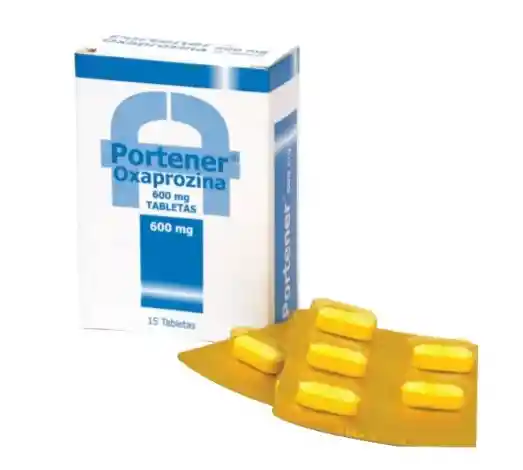 Portener Oxaprozina 600 Mg X 15 Tabletas