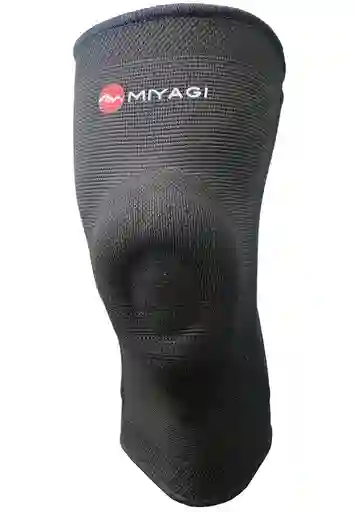 Rodillera Miyagi Ortopédica Con Almohadilla De Silicona Para Todo Deporte-m7006(una Rodillera Por Compra)/negra-talla: S