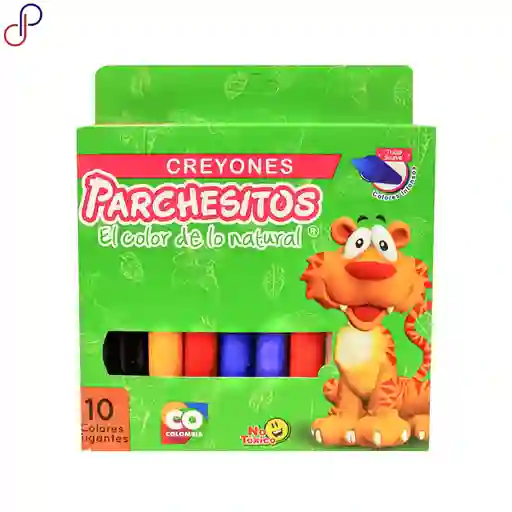 Crayones Parchesitos Jumbo Caja *10
