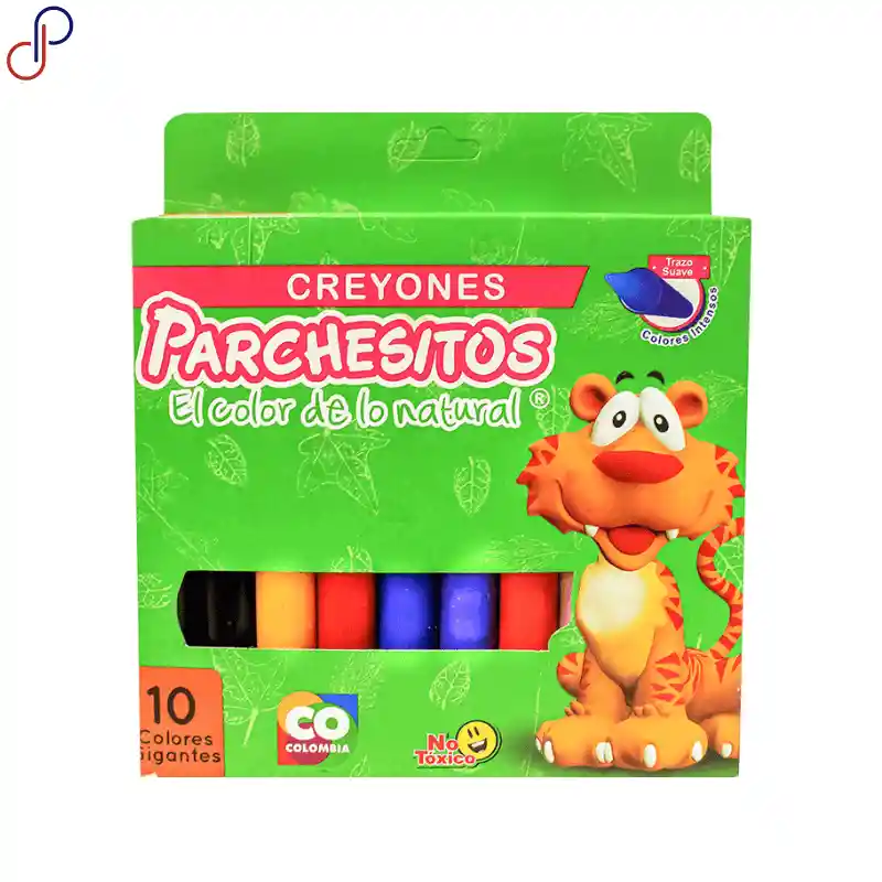 Crayones Parchesitos Jumbo Caja *10