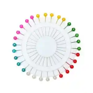 Alfiler Cabeza De Colores *40