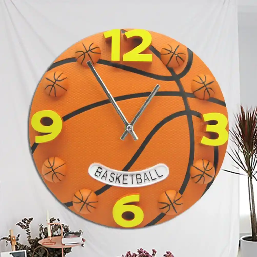 Reloj De Pared De Baloncesto