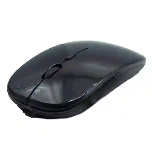 Mouse Inalámbrico Diseño Ultra Delgado Slim Tipo Mac Negro