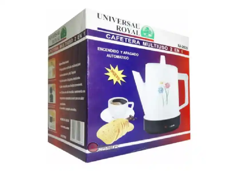 Cafetera Electrica Universal Royal 2 En 1