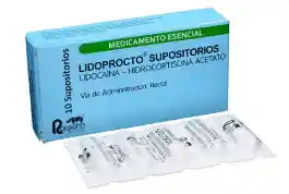 Lidoprocto Supositorio X 5 Und