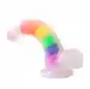 Consolador Arcoiris Pride Silicona Pene Colores Dildo