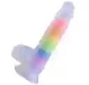 Consolador Arcoiris Pride Silicona Pene Colores Dildo