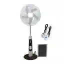Abanico Ventilador Recargable Con Panel Solar