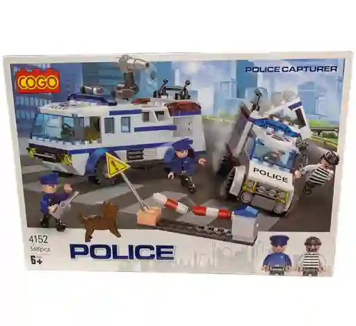 Juguete Armable Tipo Lego Police Capturer 368pcs Ref:4152