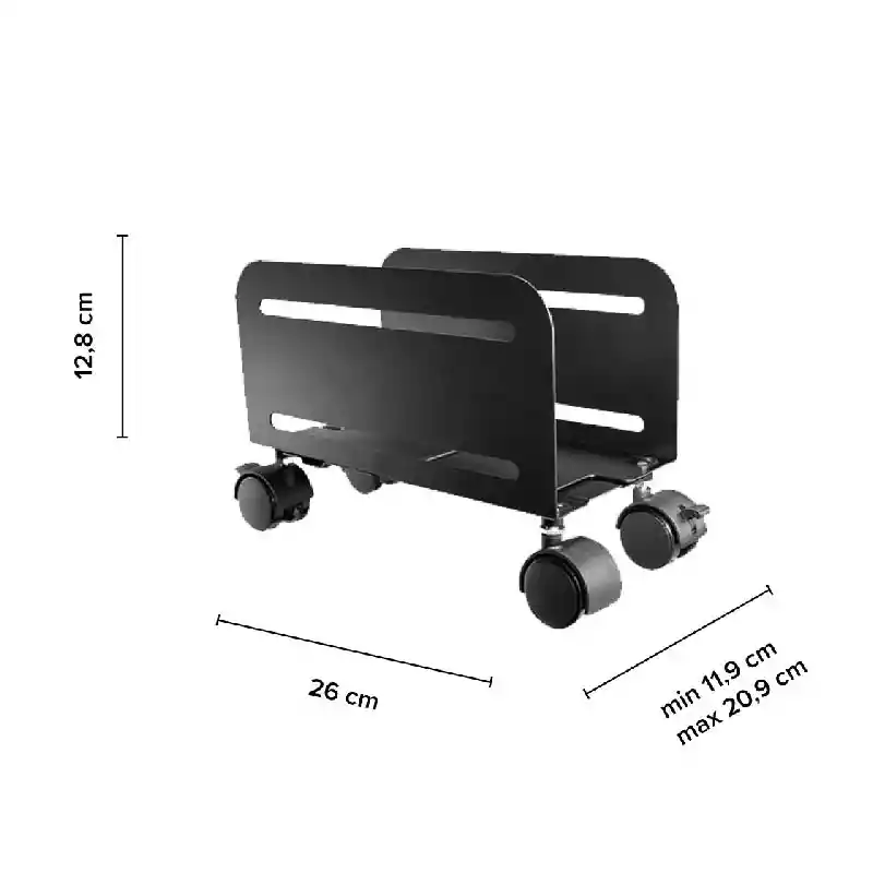 Soporte Cpu Metálico Con Rodachinas