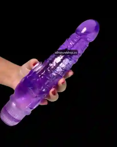 Dildo Vibrador Doble Estimulación Realista 22cm Climbing Rabbit 2 Pilas Aa