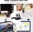 Camara Web Full Hd 1080p Aro De Luz Microfono 30fps