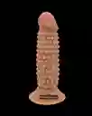 Dildo Texturizado Con Ventosa 14cm