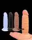 Dildo Texturizado Con Ventosa 14cm