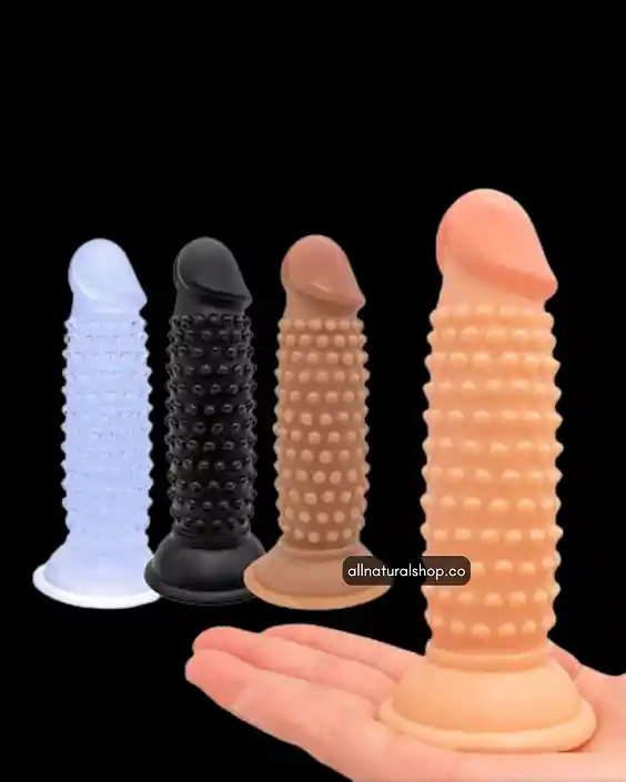 Dildo Texturizado Con Ventosa 14cm