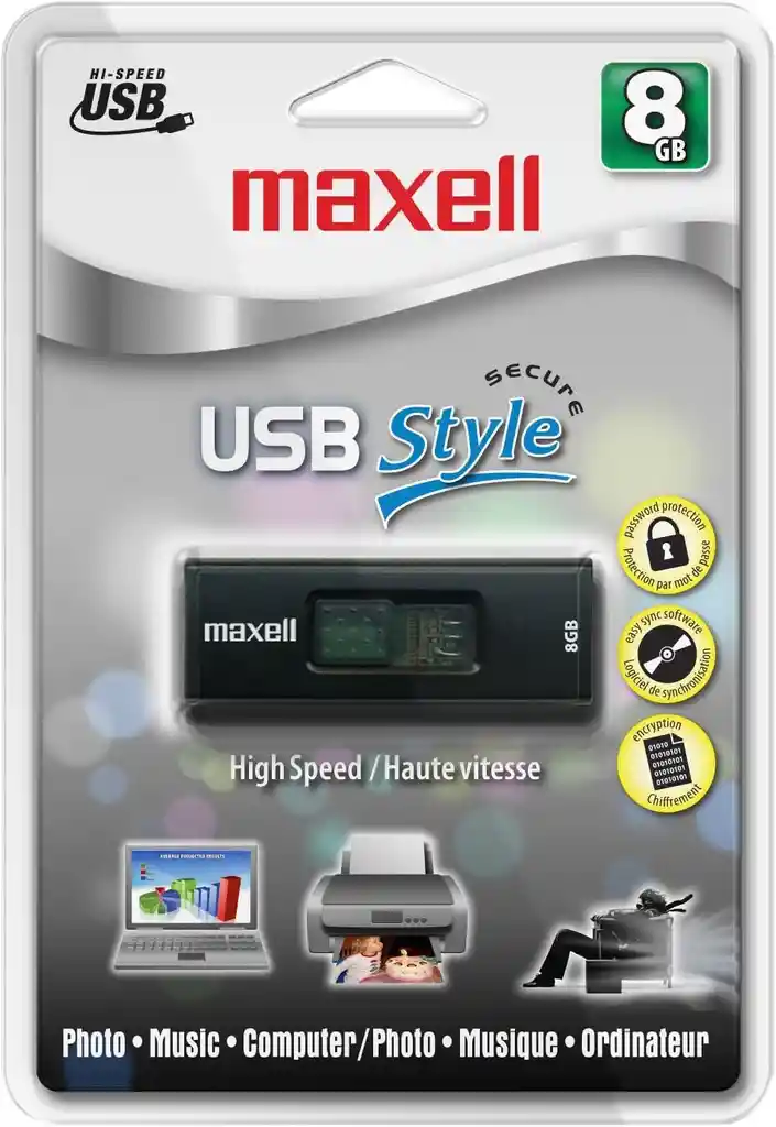 Memoria Usb Maxell 8 Gb