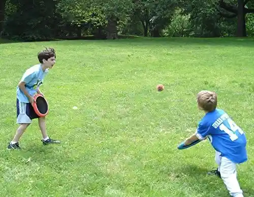 Raquetas Y Frisbee 2 En 1 Gigante Jumbo Pelota Niños Familia