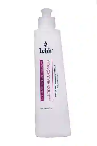 Lehit Shampoo Sin Sal Premium Con Acido Hialuronico 300ml