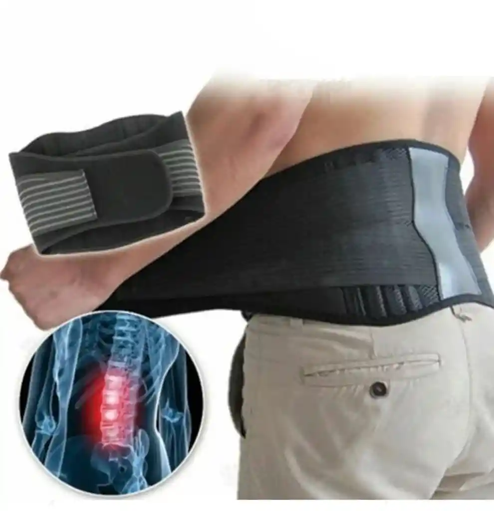 Faja Cinturon Lumbar De Terapia Magnetica