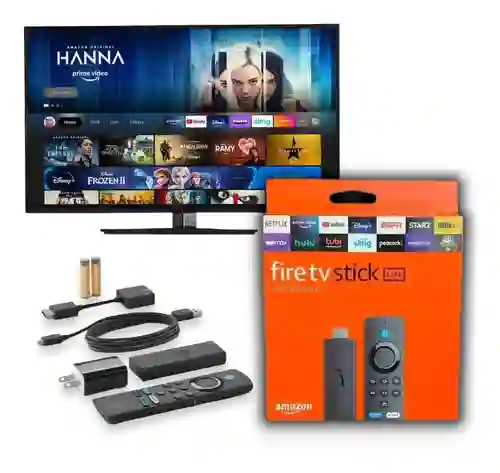 Amazon Fire Tv Stick Lite Full Hd 8gb Negro Con 1gb De Memoria Ram