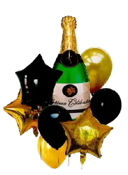 Globo Botella Bouquet X 8 Und